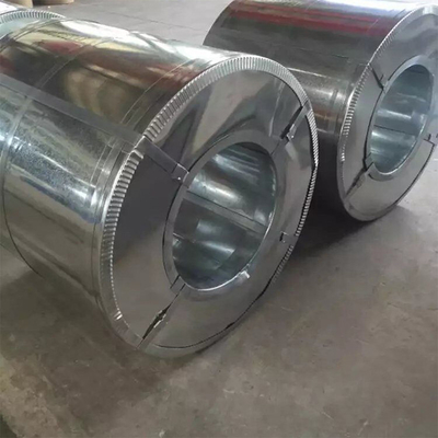 Bobina de aço galvanizado por imersão a quente DX51D com revestimento de zinco 1,0 - 4,0 mm